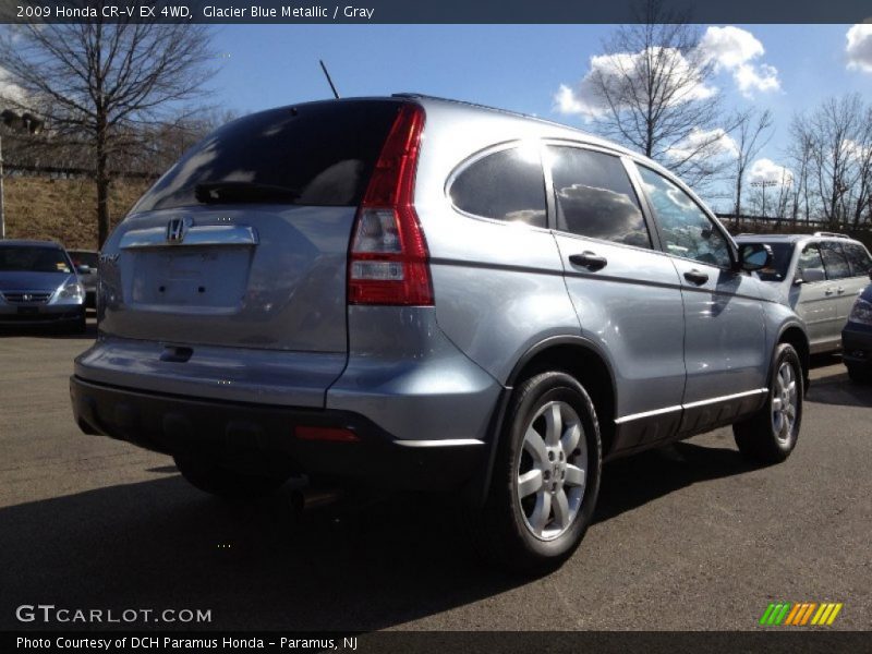 Glacier Blue Metallic / Gray 2009 Honda CR-V EX 4WD