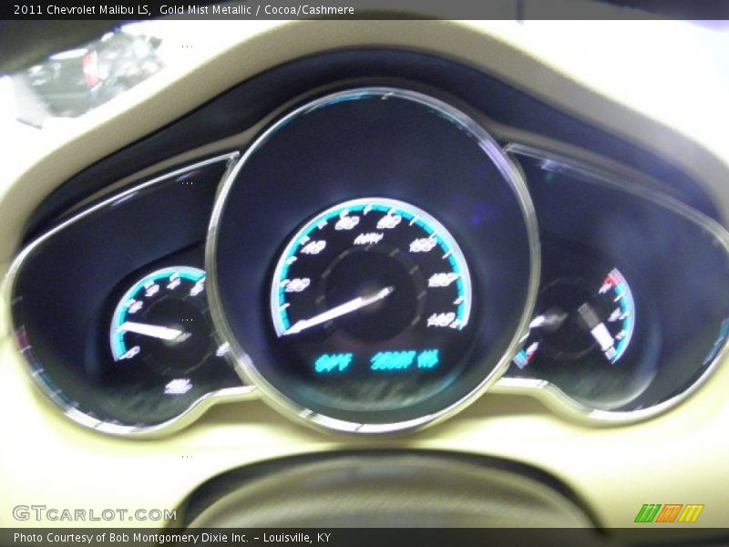 Gold Mist Metallic / Cocoa/Cashmere 2011 Chevrolet Malibu LS