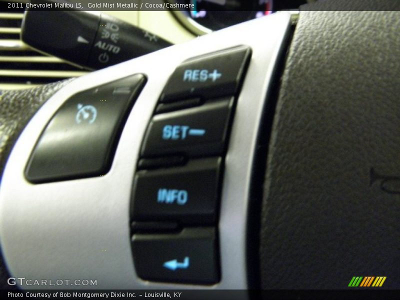 Gold Mist Metallic / Cocoa/Cashmere 2011 Chevrolet Malibu LS