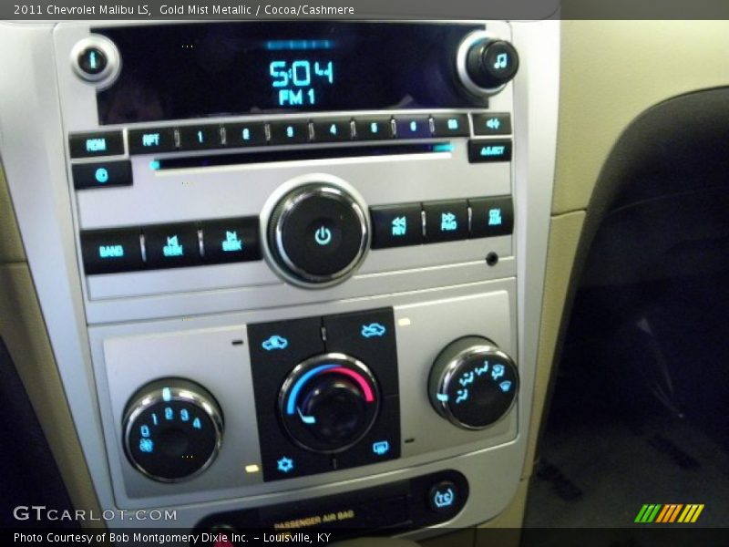 Gold Mist Metallic / Cocoa/Cashmere 2011 Chevrolet Malibu LS