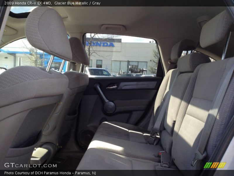 Glacier Blue Metallic / Gray 2009 Honda CR-V EX 4WD