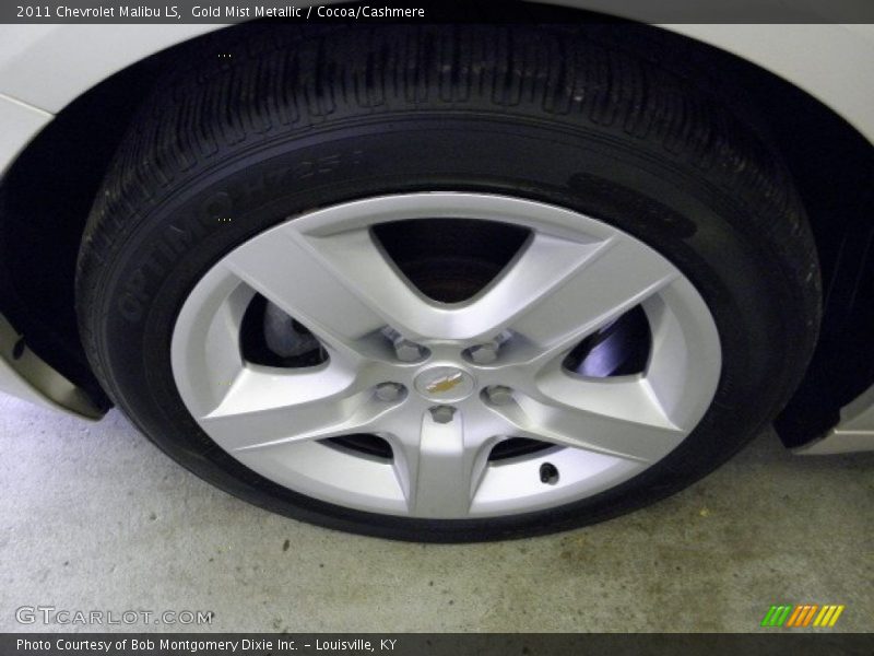 Gold Mist Metallic / Cocoa/Cashmere 2011 Chevrolet Malibu LS