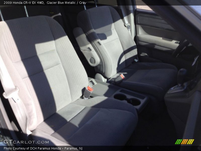 Glacier Blue Metallic / Gray 2009 Honda CR-V EX 4WD