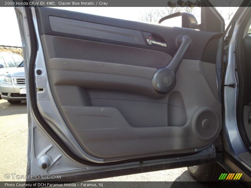 Glacier Blue Metallic / Gray 2009 Honda CR-V EX 4WD
