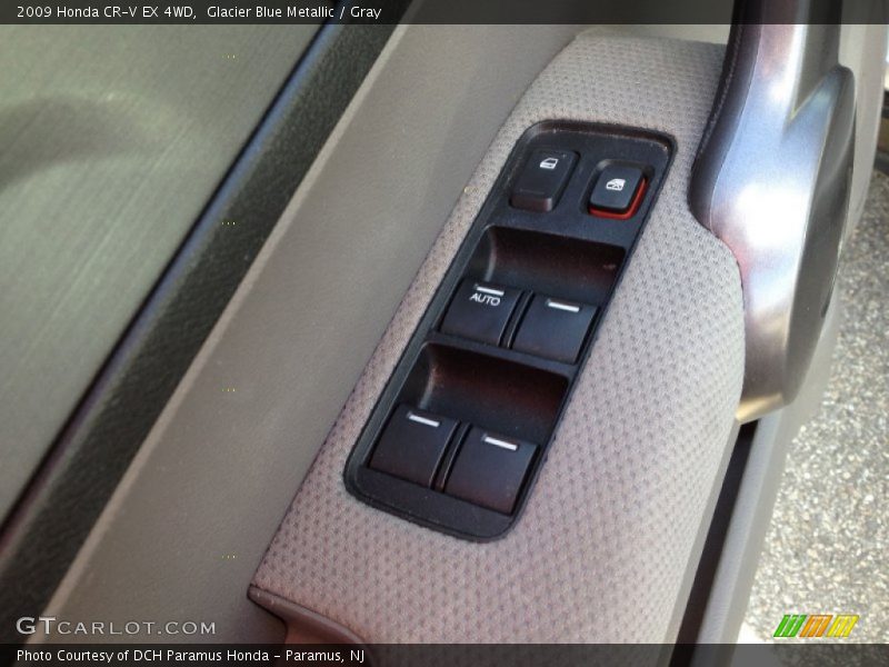 Glacier Blue Metallic / Gray 2009 Honda CR-V EX 4WD