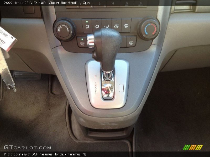 Glacier Blue Metallic / Gray 2009 Honda CR-V EX 4WD