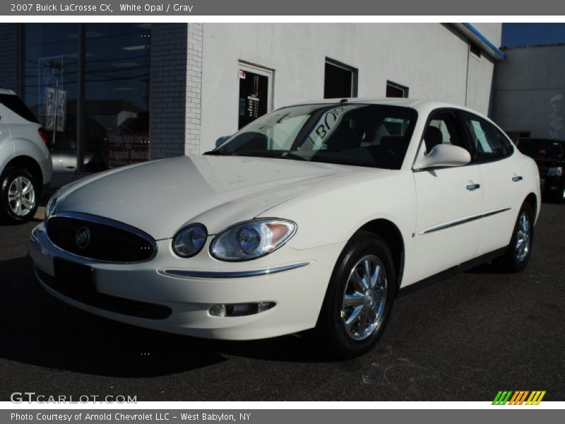 White Opal / Gray 2007 Buick LaCrosse CX