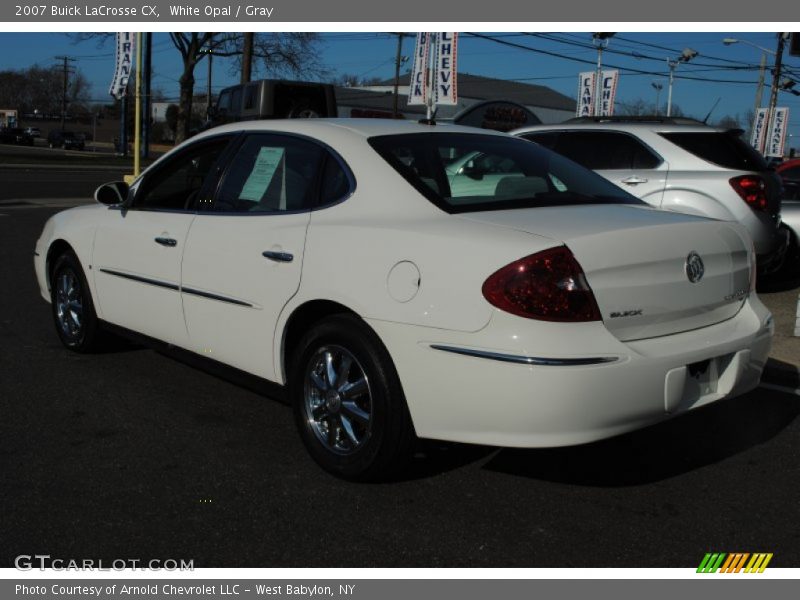 White Opal / Gray 2007 Buick LaCrosse CX