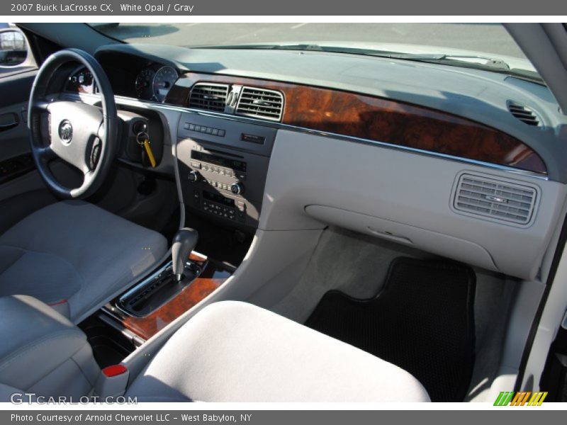 White Opal / Gray 2007 Buick LaCrosse CX