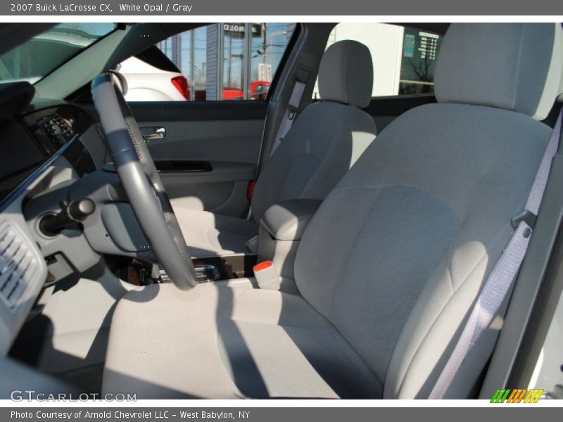 White Opal / Gray 2007 Buick LaCrosse CX