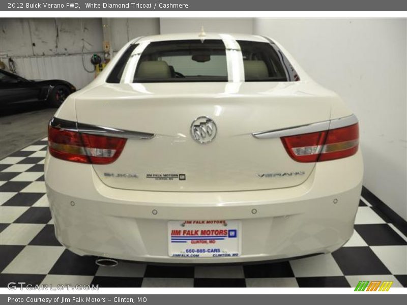 White Diamond Tricoat / Cashmere 2012 Buick Verano FWD