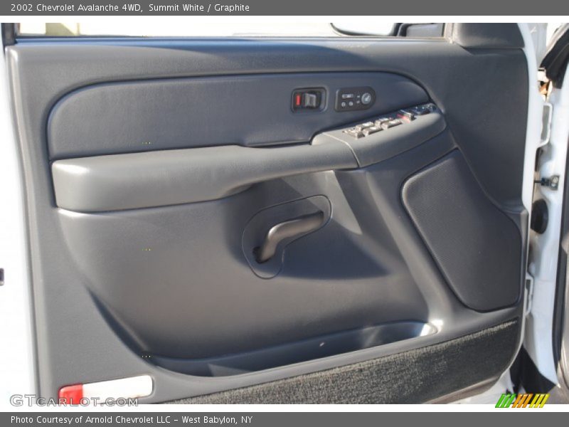 Summit White / Graphite 2002 Chevrolet Avalanche 4WD