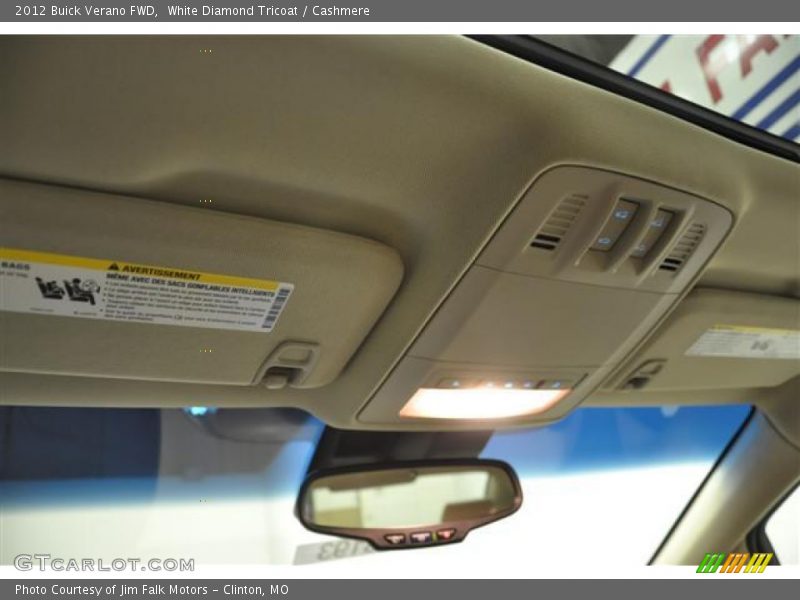White Diamond Tricoat / Cashmere 2012 Buick Verano FWD