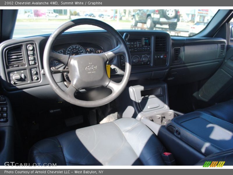 Summit White / Graphite 2002 Chevrolet Avalanche 4WD