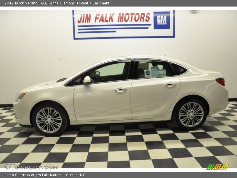 White Diamond Tricoat / Cashmere 2012 Buick Verano FWD