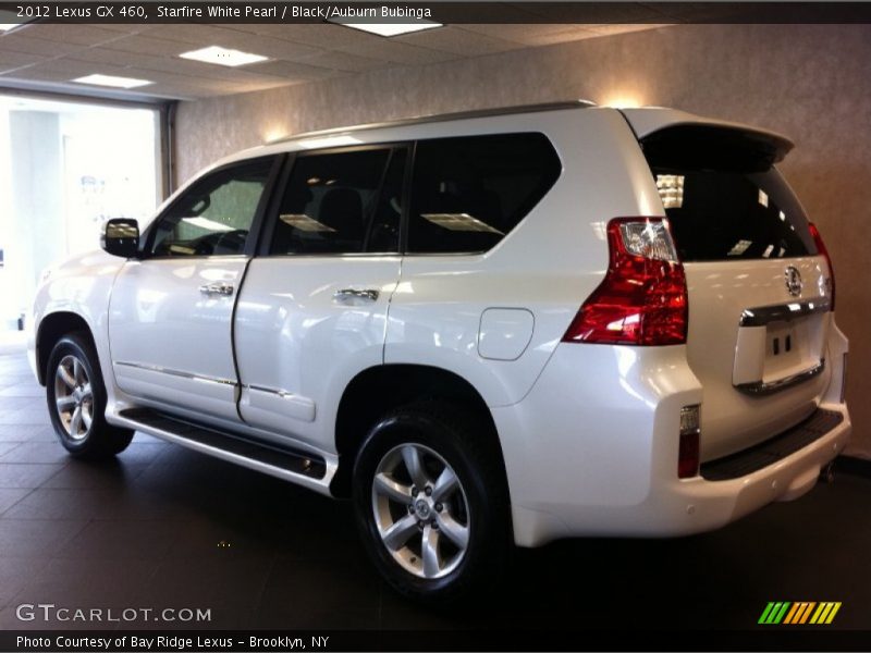 Starfire White Pearl / Black/Auburn Bubinga 2012 Lexus GX 460