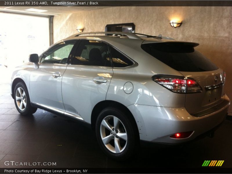 Tungsten Silver Pearl / Black 2011 Lexus RX 350 AWD