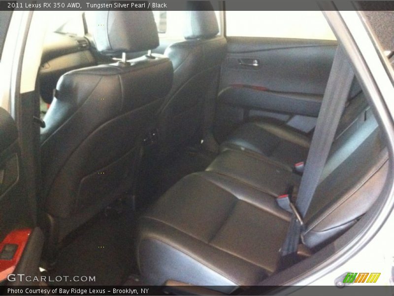 Tungsten Silver Pearl / Black 2011 Lexus RX 350 AWD