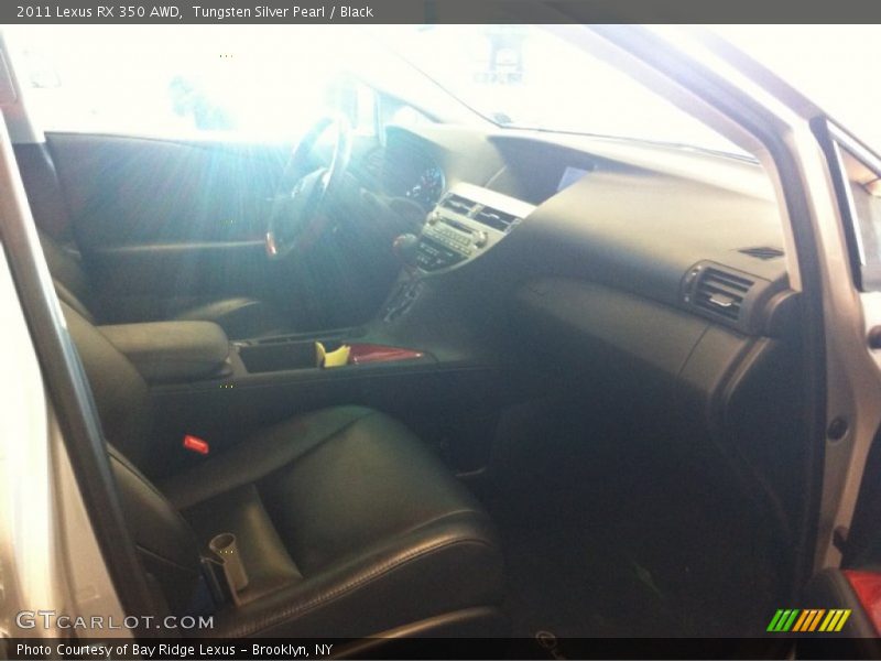 Tungsten Silver Pearl / Black 2011 Lexus RX 350 AWD