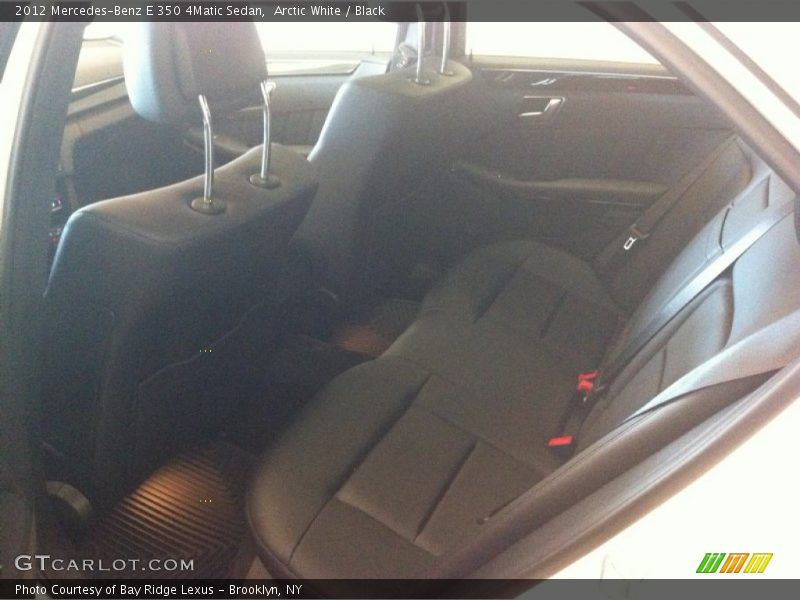 Arctic White / Black 2012 Mercedes-Benz E 350 4Matic Sedan