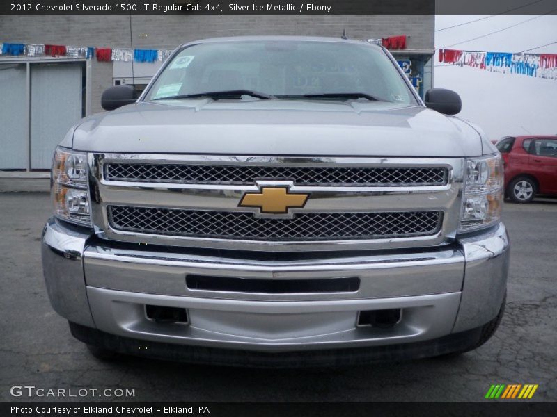Silver Ice Metallic / Ebony 2012 Chevrolet Silverado 1500 LT Regular Cab 4x4