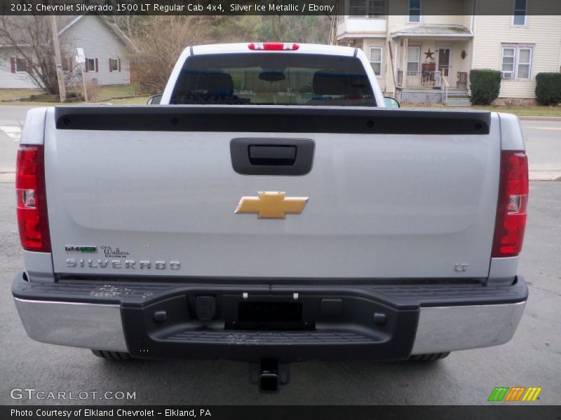 Silver Ice Metallic / Ebony 2012 Chevrolet Silverado 1500 LT Regular Cab 4x4