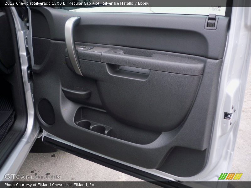 Silver Ice Metallic / Ebony 2012 Chevrolet Silverado 1500 LT Regular Cab 4x4
