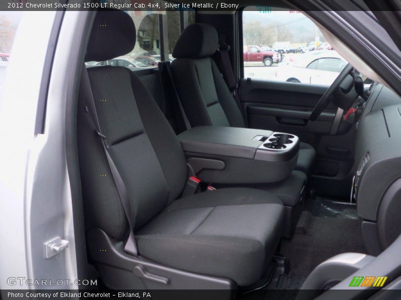 Silver Ice Metallic / Ebony 2012 Chevrolet Silverado 1500 LT Regular Cab 4x4