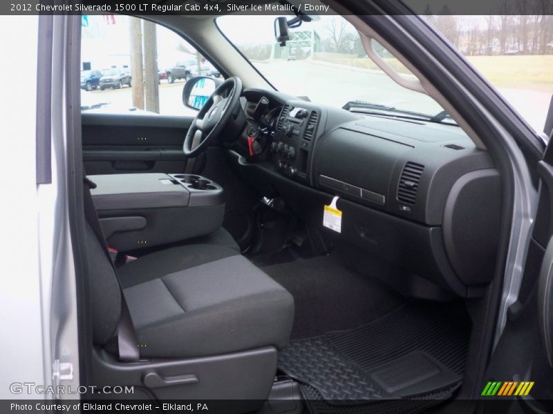 Silver Ice Metallic / Ebony 2012 Chevrolet Silverado 1500 LT Regular Cab 4x4