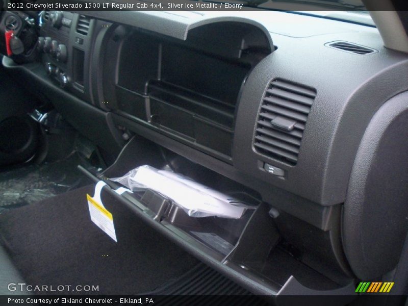 Silver Ice Metallic / Ebony 2012 Chevrolet Silverado 1500 LT Regular Cab 4x4
