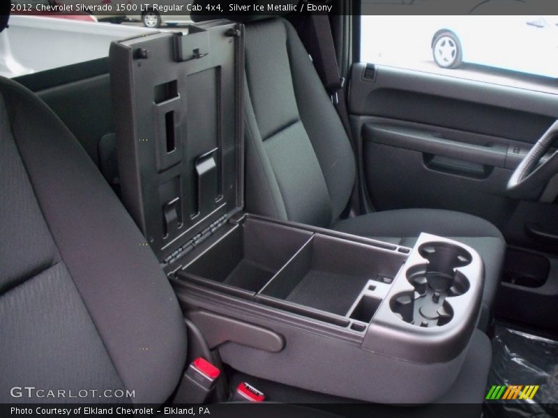 Silver Ice Metallic / Ebony 2012 Chevrolet Silverado 1500 LT Regular Cab 4x4