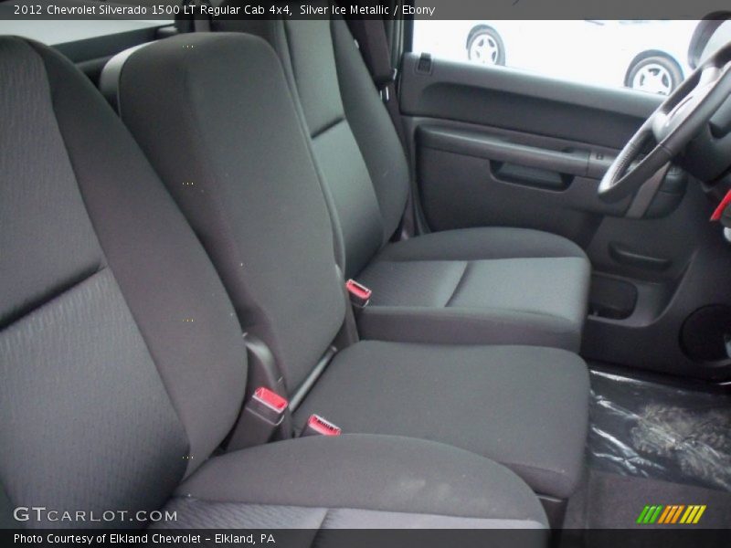 Silver Ice Metallic / Ebony 2012 Chevrolet Silverado 1500 LT Regular Cab 4x4