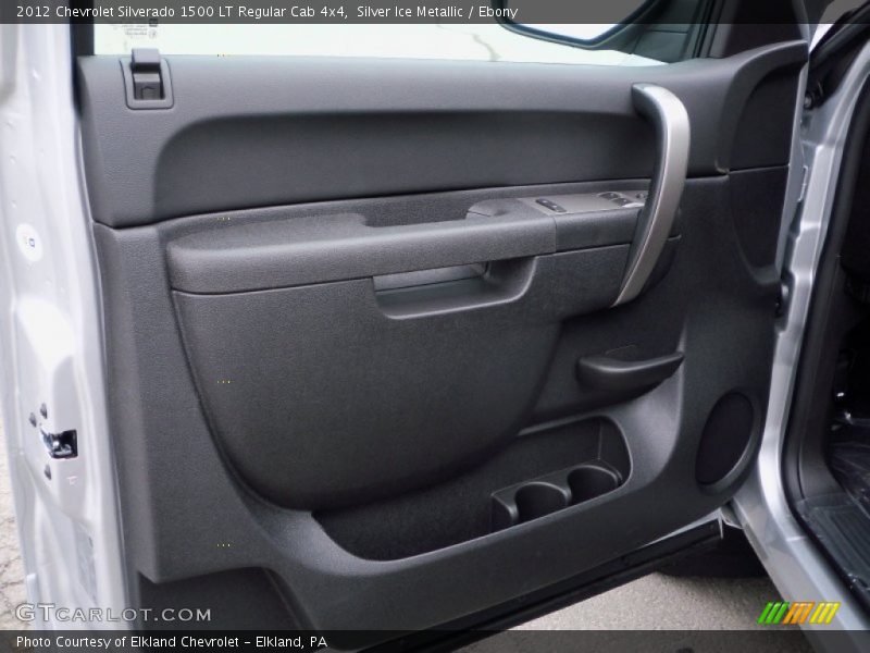 Silver Ice Metallic / Ebony 2012 Chevrolet Silverado 1500 LT Regular Cab 4x4