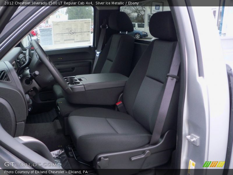 Silver Ice Metallic / Ebony 2012 Chevrolet Silverado 1500 LT Regular Cab 4x4