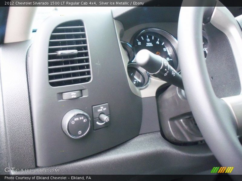 Silver Ice Metallic / Ebony 2012 Chevrolet Silverado 1500 LT Regular Cab 4x4