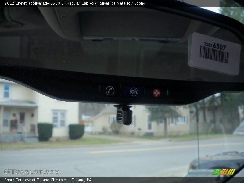 Silver Ice Metallic / Ebony 2012 Chevrolet Silverado 1500 LT Regular Cab 4x4