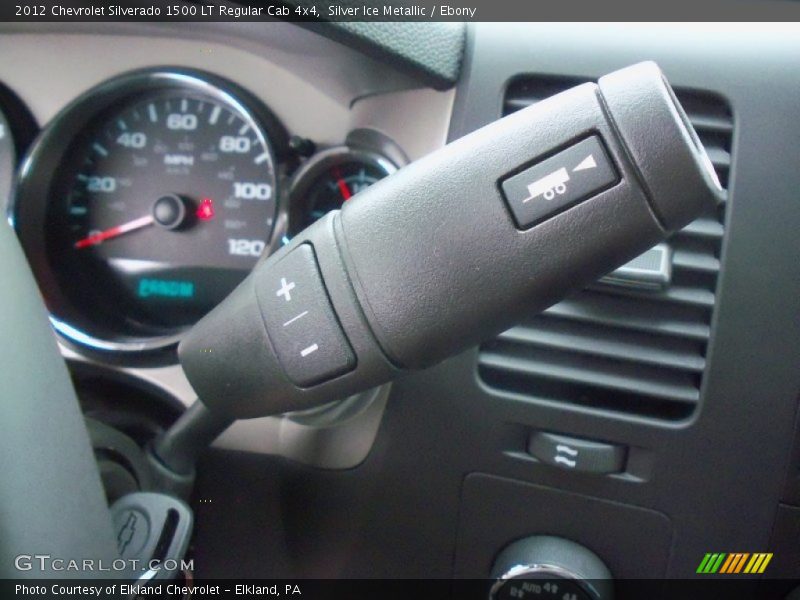 Silver Ice Metallic / Ebony 2012 Chevrolet Silverado 1500 LT Regular Cab 4x4