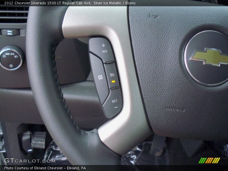 Silver Ice Metallic / Ebony 2012 Chevrolet Silverado 1500 LT Regular Cab 4x4