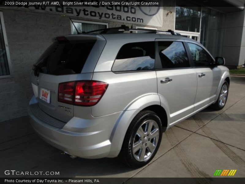Bright Silver Metallic / Dark Slate Gray/Light Graystone 2009 Dodge Journey R/T AWD
