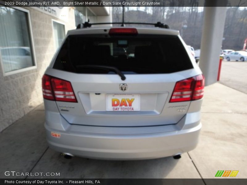Bright Silver Metallic / Dark Slate Gray/Light Graystone 2009 Dodge Journey R/T AWD