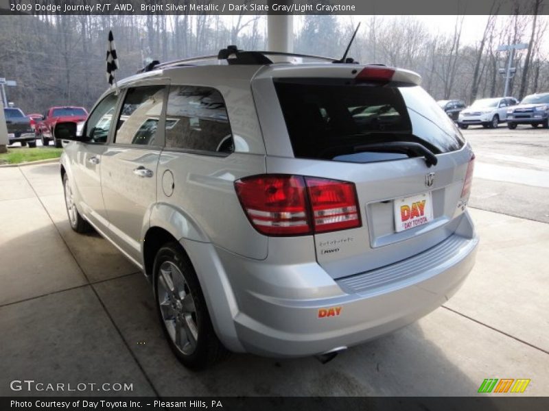 Bright Silver Metallic / Dark Slate Gray/Light Graystone 2009 Dodge Journey R/T AWD