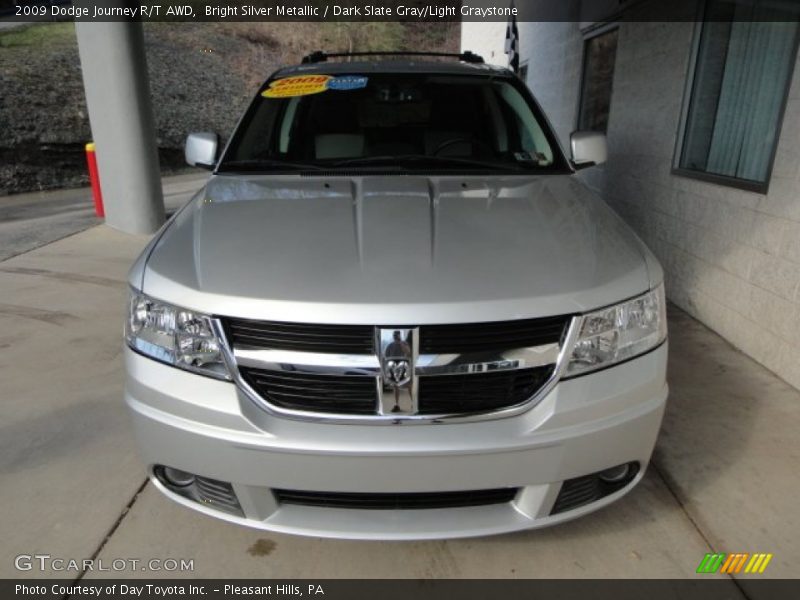 Bright Silver Metallic / Dark Slate Gray/Light Graystone 2009 Dodge Journey R/T AWD
