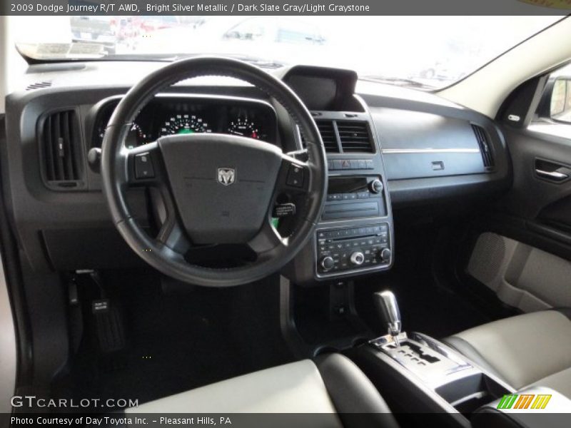 Bright Silver Metallic / Dark Slate Gray/Light Graystone 2009 Dodge Journey R/T AWD