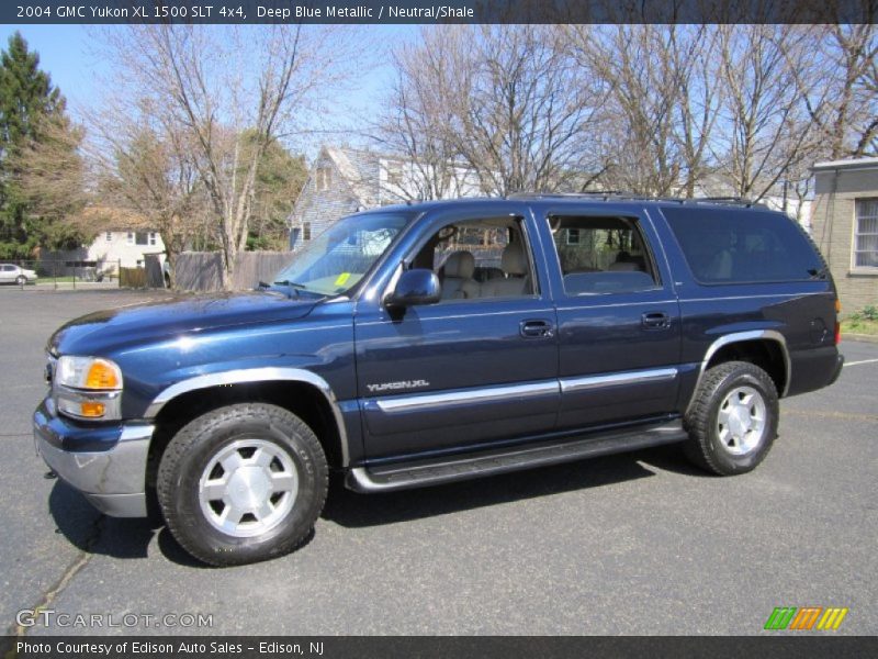 Deep Blue Metallic / Neutral/Shale 2004 GMC Yukon XL 1500 SLT 4x4