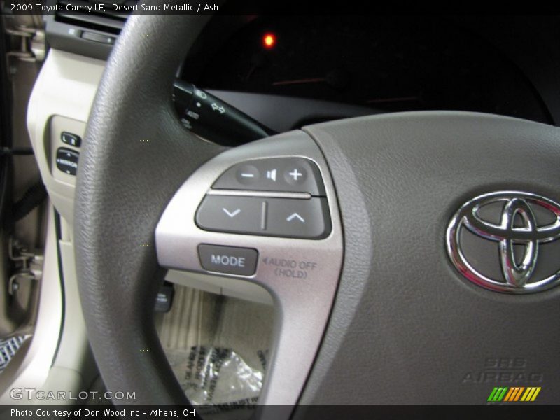 Desert Sand Metallic / Ash 2009 Toyota Camry LE