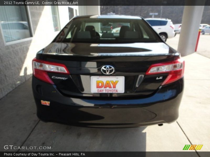 Cosmic Gray Mica / Ash 2012 Toyota Camry LE