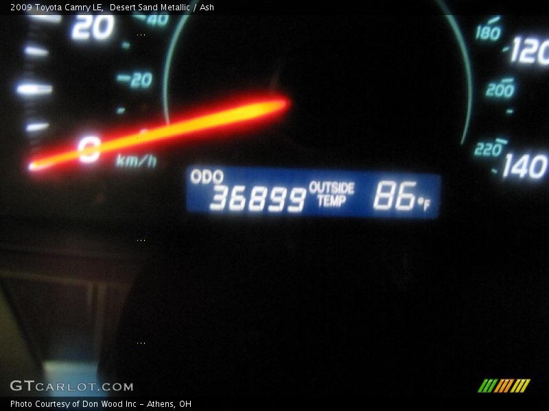 Desert Sand Metallic / Ash 2009 Toyota Camry LE