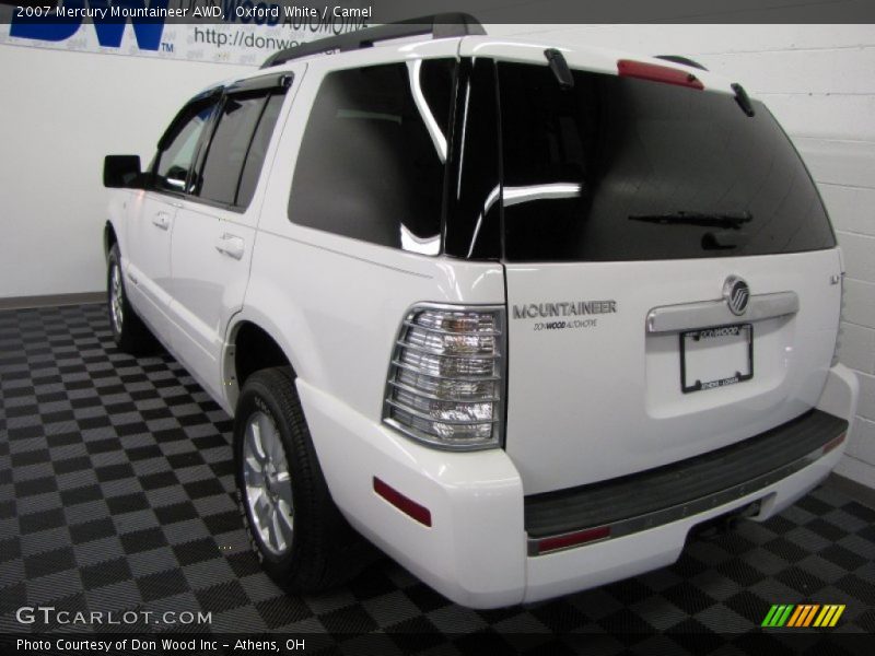 Oxford White / Camel 2007 Mercury Mountaineer AWD