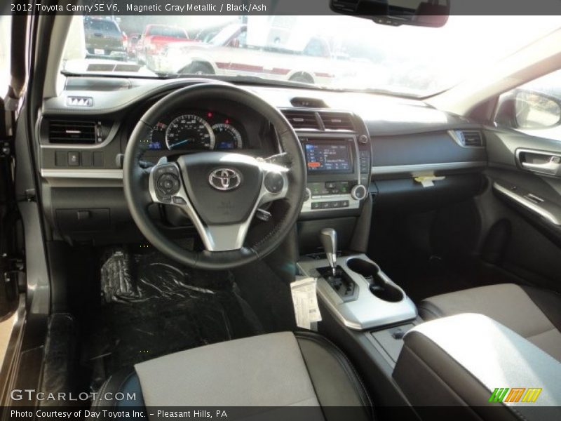 Magnetic Gray Metallic / Black/Ash 2012 Toyota Camry SE V6