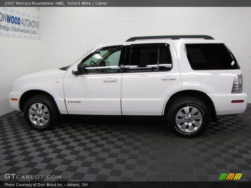 Oxford White / Camel 2007 Mercury Mountaineer AWD